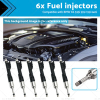 13647597870 0261500109 6x Fuel injectors Suitable for BMW X6 535i 335i 135i 3.0L