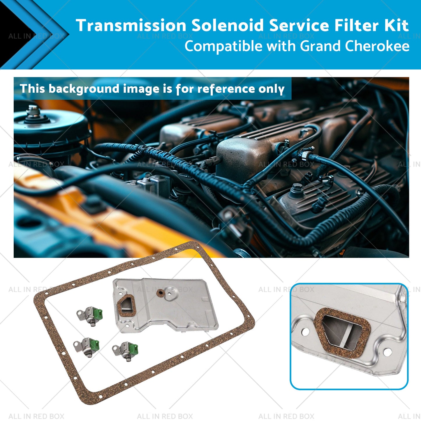 Transmission Solenoid Service Filter Kit Suitable for Jeep A340 AW4 4. 0 87-01