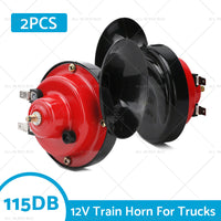 1 Pair 12V 300DB Super Train Horn For Trucks SUV Car Boat Motorcycles Speaker