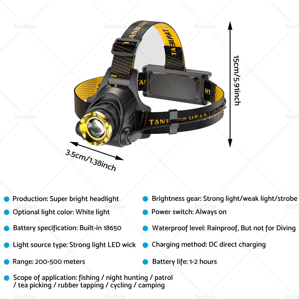 12000000lm USB Rechargeable Headlight Head Torch Lamp Flashlight LED Headlamp