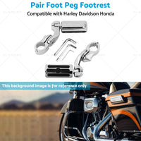 1-1 4''Motorcycle Highway Foot Pegs Chrome Engine Guard Suitable For Davidson AU