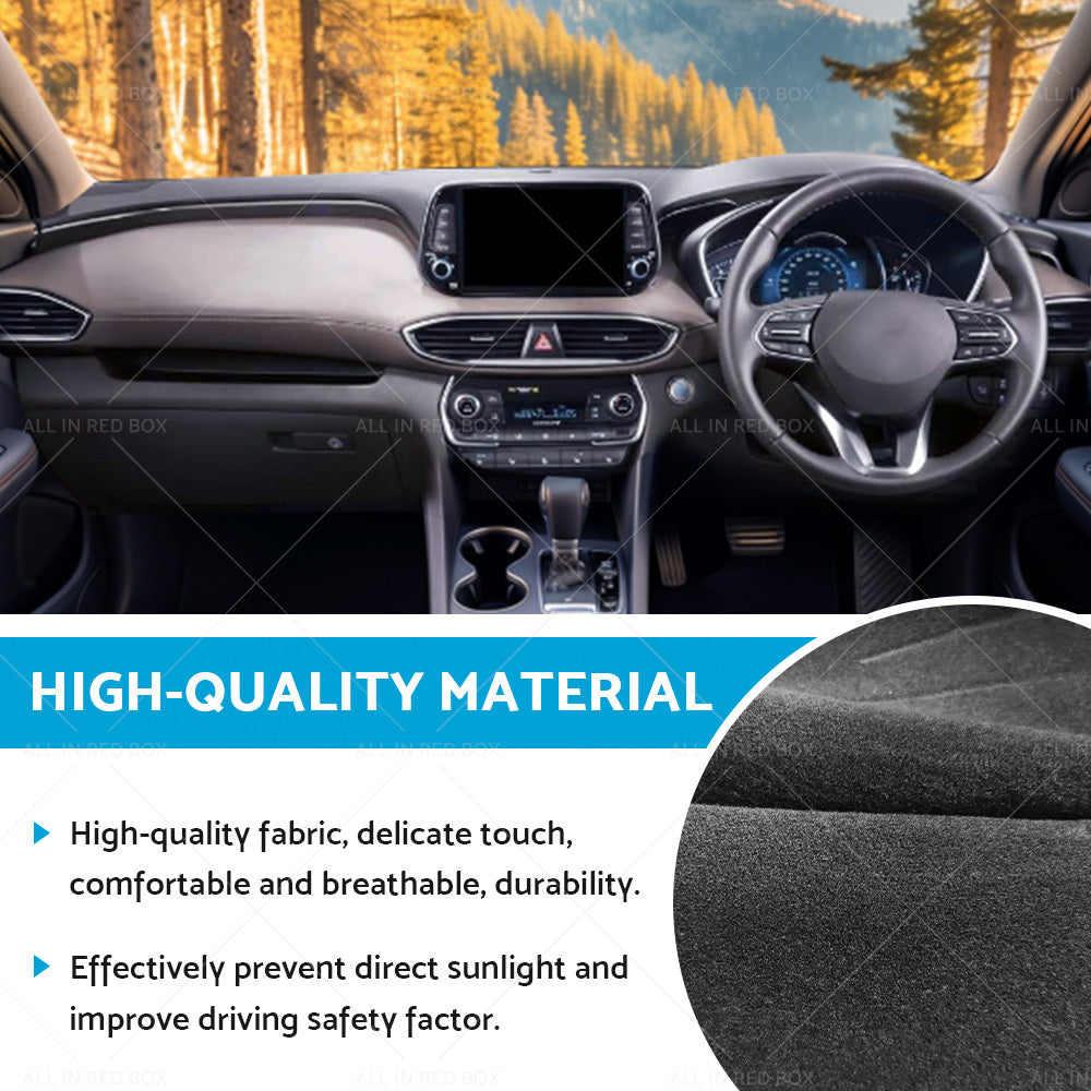 Non-Slip Dash Mat Suitable For Hyundai Santa FE TM NO HUD 19-23 Dashboard Cover