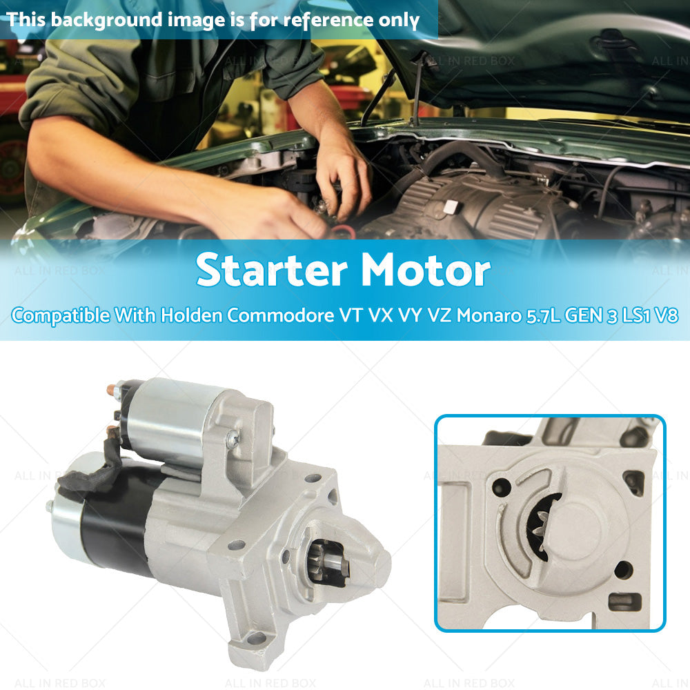 Starter Motor Suitable For Holden Commodore VT VX VY VZ Monaro 5. 7L V8 99-2006