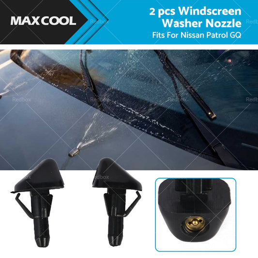 2 pcs Windscreen Bonnet Washer Jet Nozzle For Nissan Patrol GQ B8930-20A00 88-97