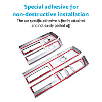 {{ 4x Window Lift Panel Cover Trim Suitable For Mitsubishi L200 Triton 23-25 Carbon }} - Buy Car Parts Online at {{ Kaka Auto Parts }}.
