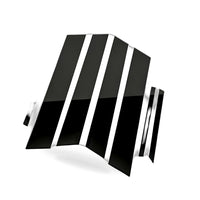 8x Black Pillar Post Cover Trims Suitable For Honda Civic Sedan 2012-2015