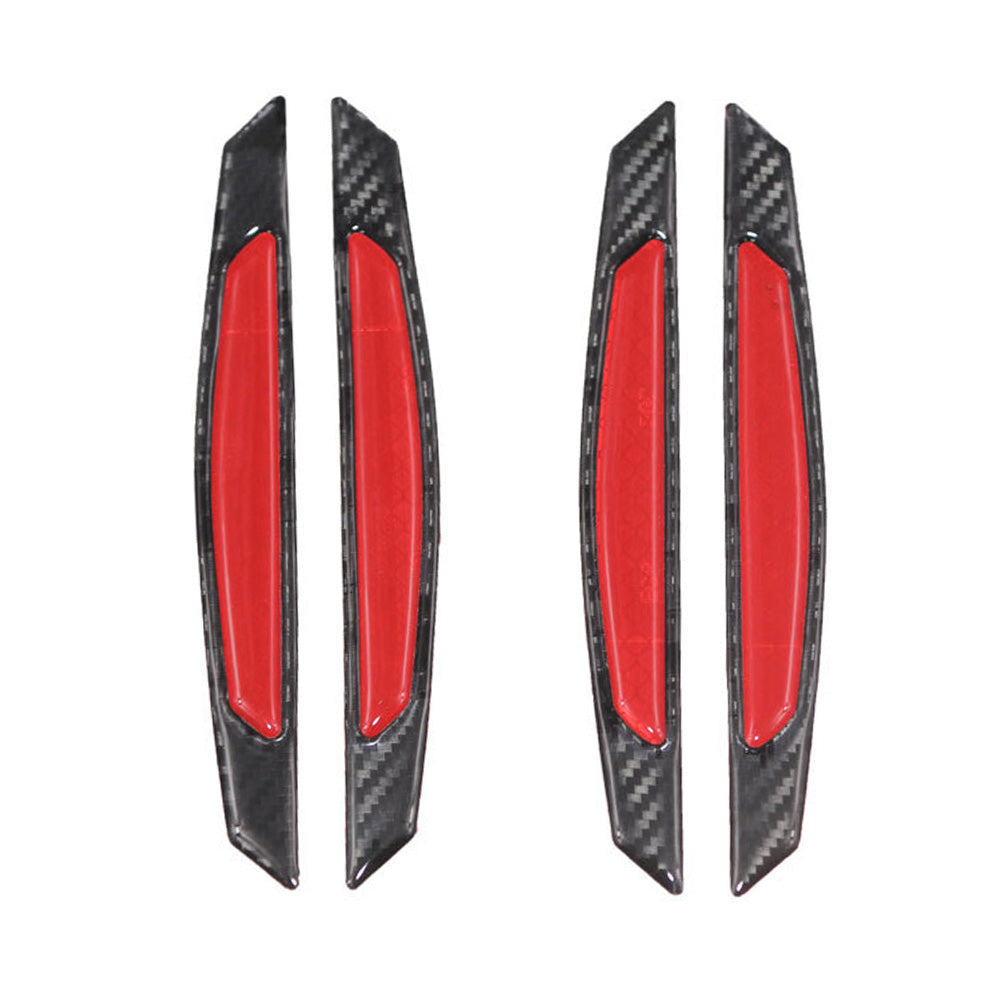 Reflective Carbon Fiber Car Door Edge Guard Bump Protector Sticker Suitable For Universal Use