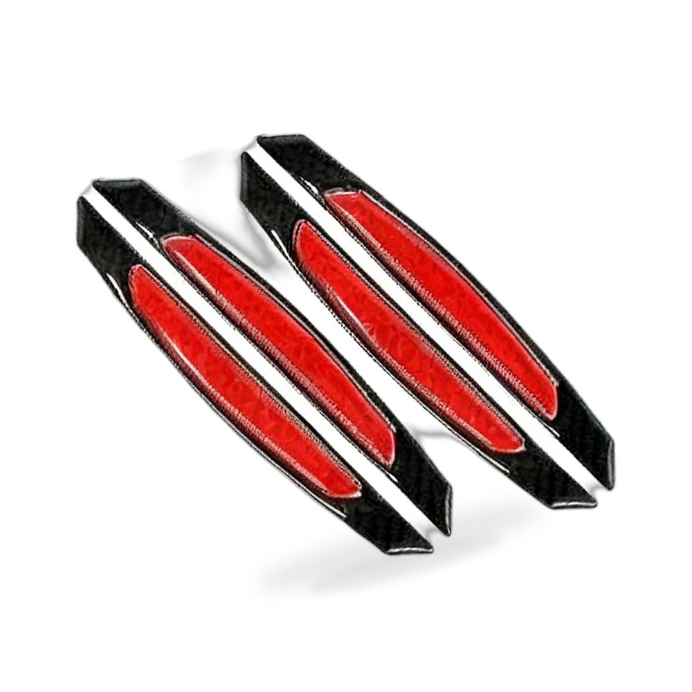 Reflective Carbon Fiber Car Door Edge Guard Bump Protector Sticker Suitable For Universal Use