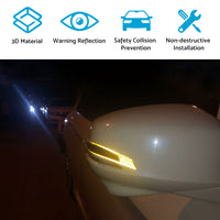 Reflective Carbon Fiber Car Door Edge Guard Bump Protector Sticker Suitable For Universal Use