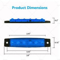 12x For Marine Boat LED Deck Courtesy Lights Waterproof Stern Transom Light 12V