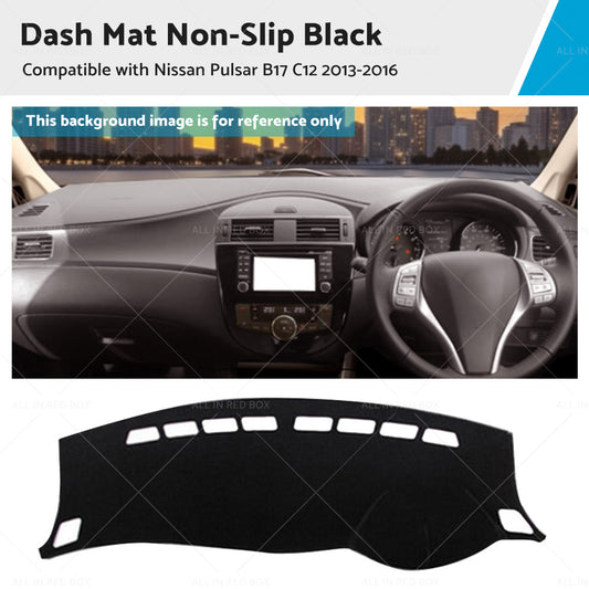 Non-Slip Dash Mat Suitable For Nissan Pulsar B17 C12 2013-2016 Dashboard Cover