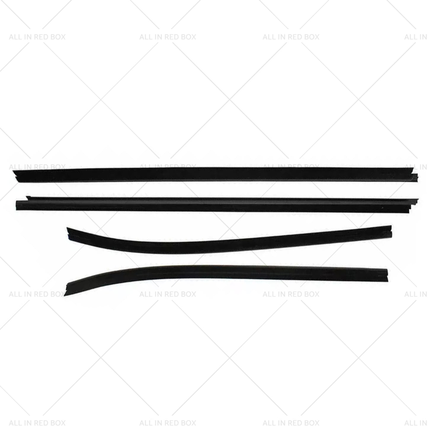 Window Glass Seals 4 Door Weather Strip Suitable for  Isuzu D-Max 2012 - 2019