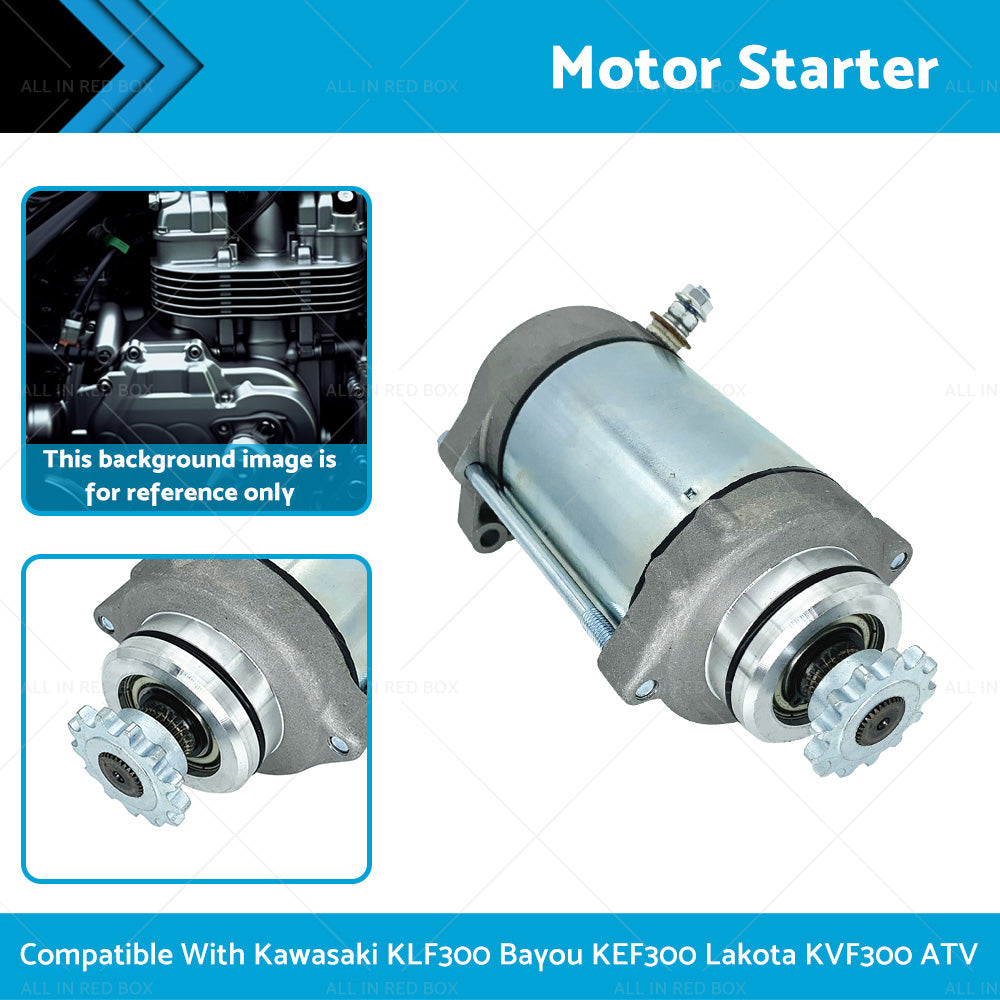 Starter Motor Suitable for Kawasaki KLF300 Bayou KEF300 Lakota KVF300 1989-2004