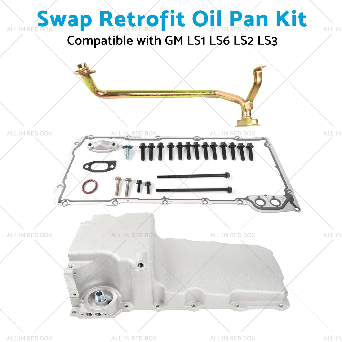 Swap Retrofit Oil Pan Kit Suitable for GM LS1 LS6 LS2 LS3 302-1 1955-1987