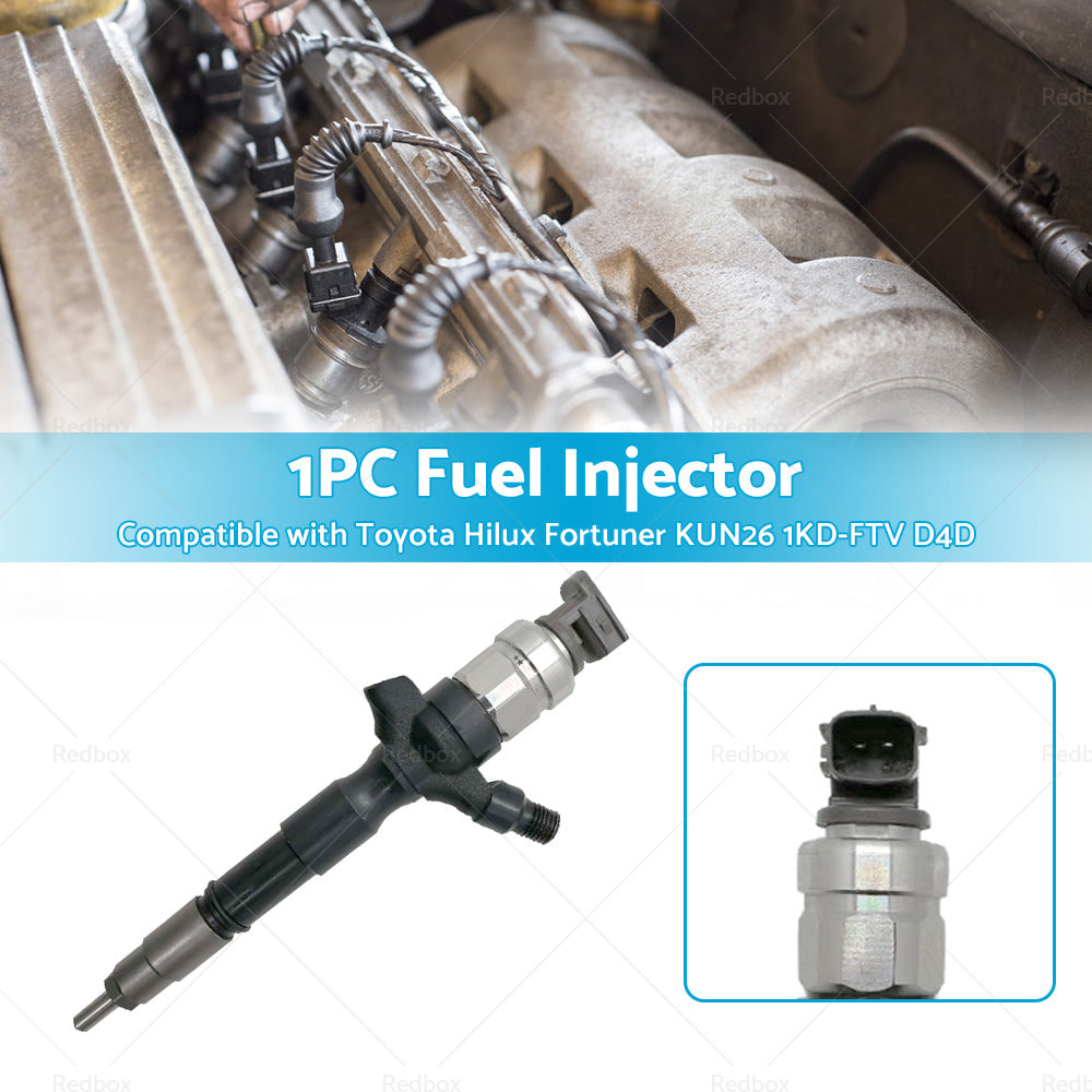 Diesel Fuel Injector Suitable for Toyota Hilux Fortuner KUN26 1KD-FTV D4D 3. 0L