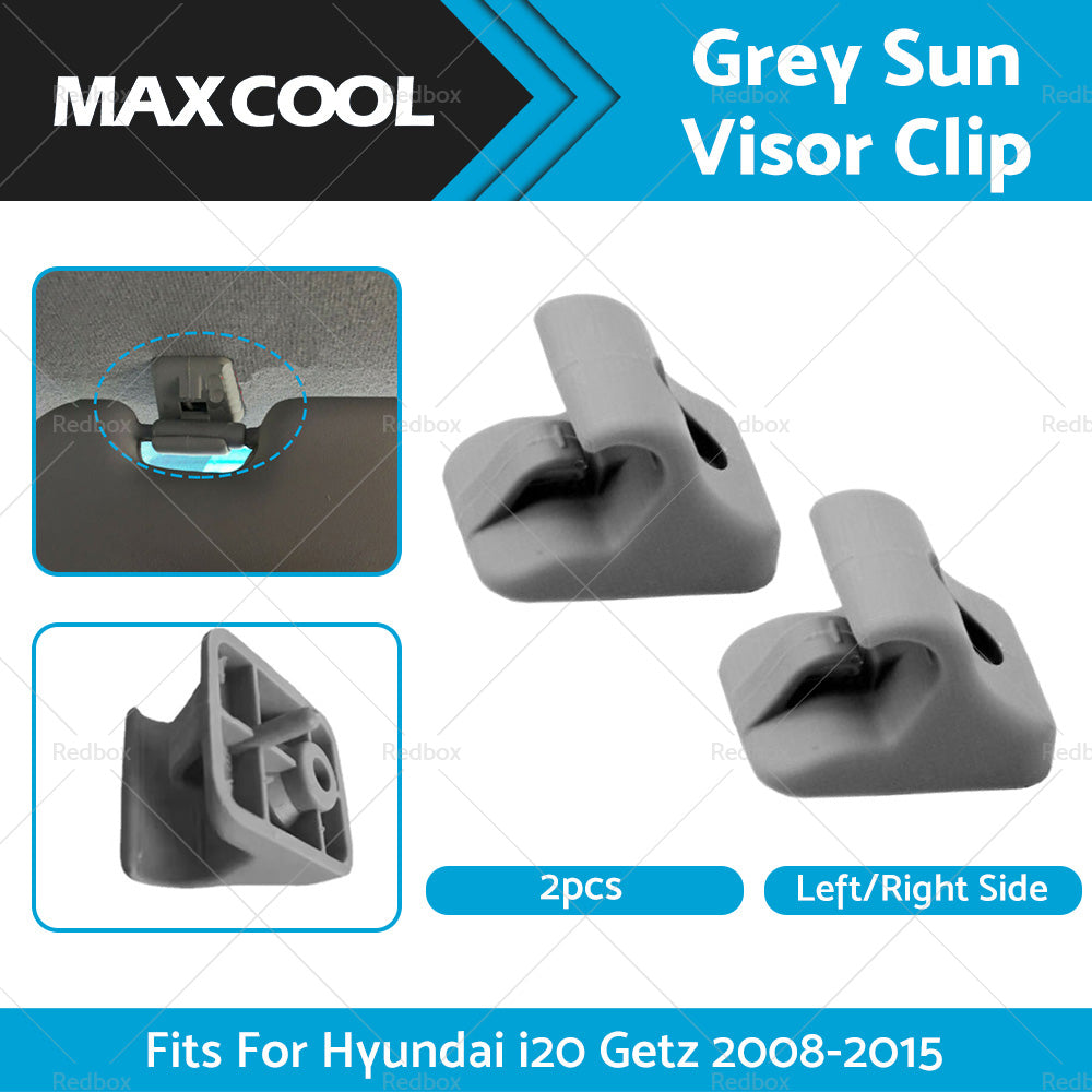 2x Sun Visor Clip Left  or Right Side For Hyundai i20 Getz 2008-2015 Visor Clip