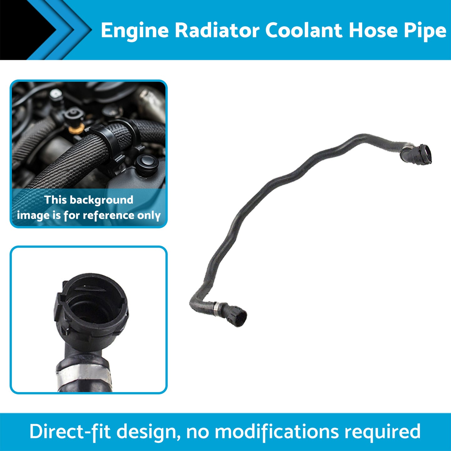 {{ Engine Radiator Coolant Hose Pipe Suitable For BMW 135i 3.0 L6 08-13 64216983858 }} - Buy Car Parts Online at {{ Kaka Auto Parts }}.