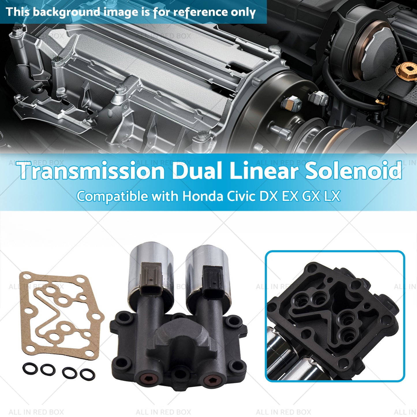 Transmission Dual Linear Solenoid Suitable for Honda Civic DX EX GX LX 2006-2011