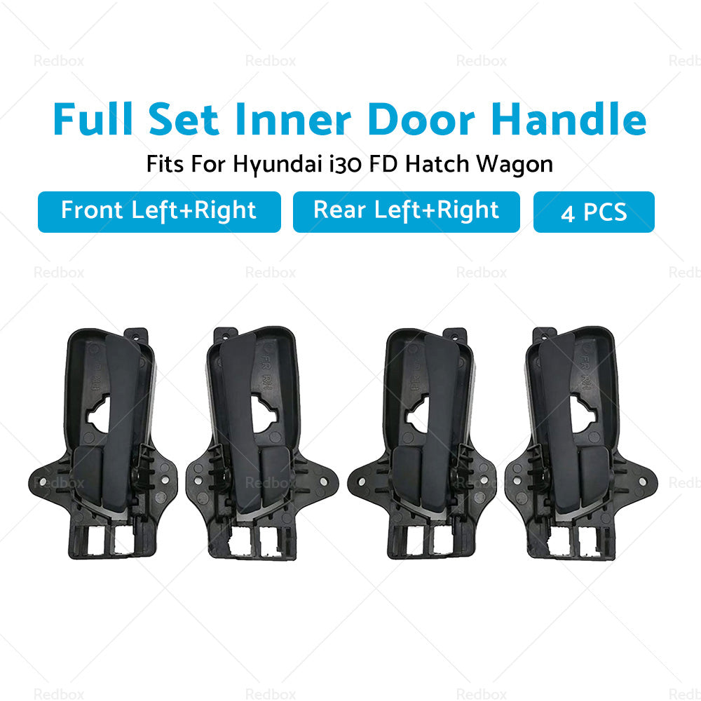 4X Front Rear Left Right Inner Door Handle For Hyundai i30 FD Hatch Wagon 07-12