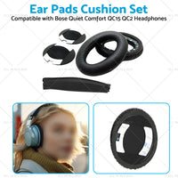 Ear Pads Headband Suitable for QuietComfort 2 QC2 QC15 QC25 Bose Earphones