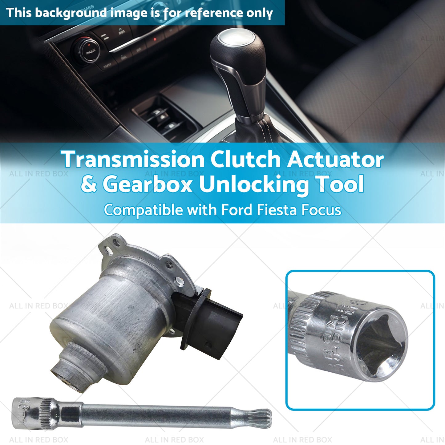 Transmission Clutch Actuator and Gearbox Unlocking Tool Kit Suitable For Ford Fiesta