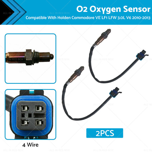 2Pcs O2 Oxygen Sensor For Commodore VE LF1 LFW 3.0L V6 2010-2013 Pre or Post-Cat