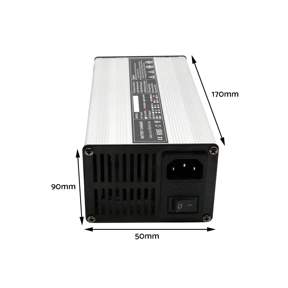 48V 6A Snap-Head 3-Pin Plug Battery Charger Suitable For EZ-GO TXT & Club Golf Cart