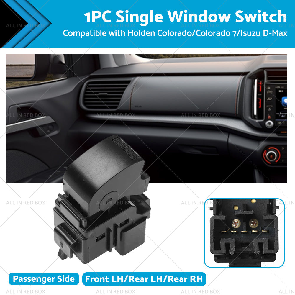 Single Power Window Control Switch Suitable for Holden Colorado RG Isuzu D-Max