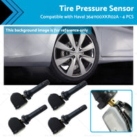 4PCS Tire Pressure Sensors Suitable for Haval F7 Dargo H9 Jolion 3641100XKR02A