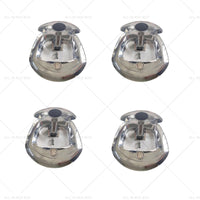 4 Set Chrome Power Operated Recessed Folding Whale Tail T-Lock Handle Toolbox