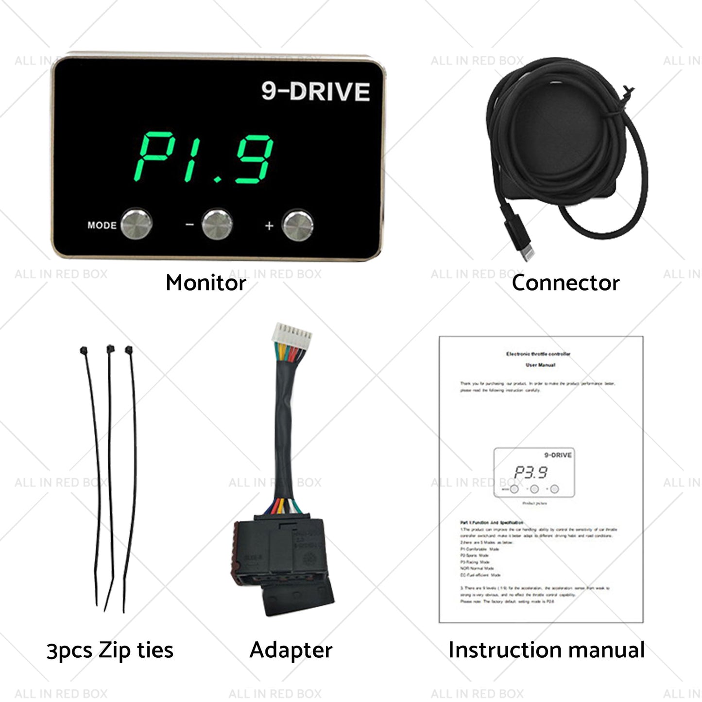 EVC Throttle Controller Kit Suitable for Toyota Landcruiser 200 Series 2009-2021