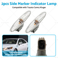 2x Turn Signal Side Marker Indicator Lamp Suitable for Camry 06-11 Kluger 07-14