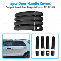 Black Door Handle COVER Suitable For Ford Ranger  and  Everest PX1 PX2 UA 2011-2018