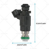 4PCS Fuel Injector Suitable for Nissan X-Trail T30 QR25 2. 5L 4 CYL 2001-2005