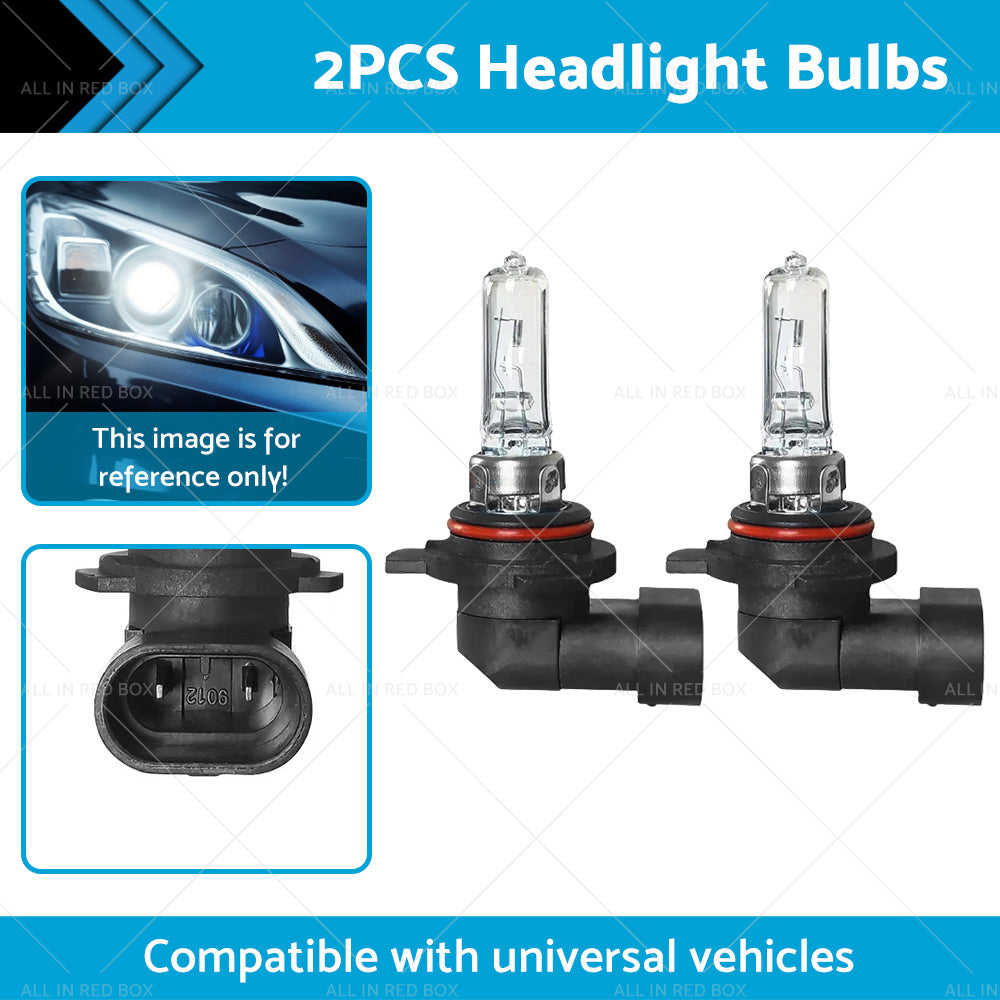 2PCS 9012 HIR2 PX22D Standard Headlight Bulb High Beam Kit Globes Headlamp