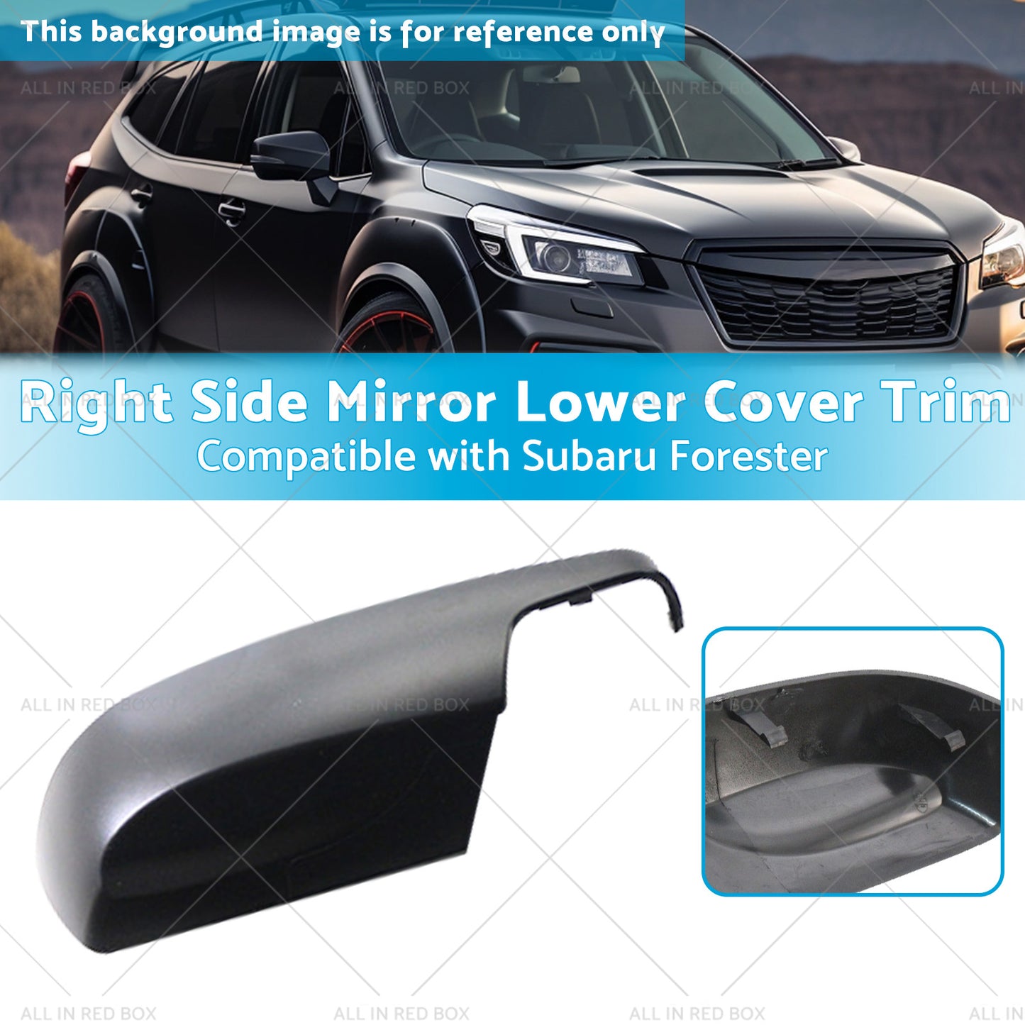 Right Side Mirror Lower Cover Trim Suitable for 12-18 Subaru Forester XV G4X