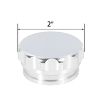 2" Aluminium Alloy Weld-On Filler Neck And Cap Suitable For Oil Fuel Water Tank Silver