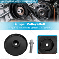 Harmonic Balancer Damper Pulley Suitable for Kia Sorento Hyundai Santa 2. 2L