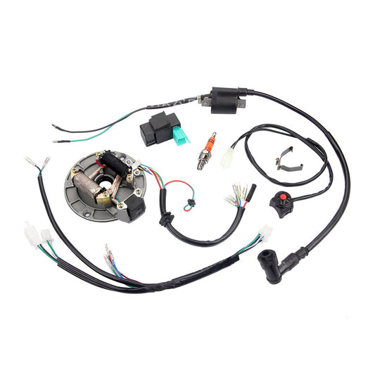 Wire Harness With Coil & Magneto Suitable For 50cc-125cc Dirt, Pit & Trail Bikes
