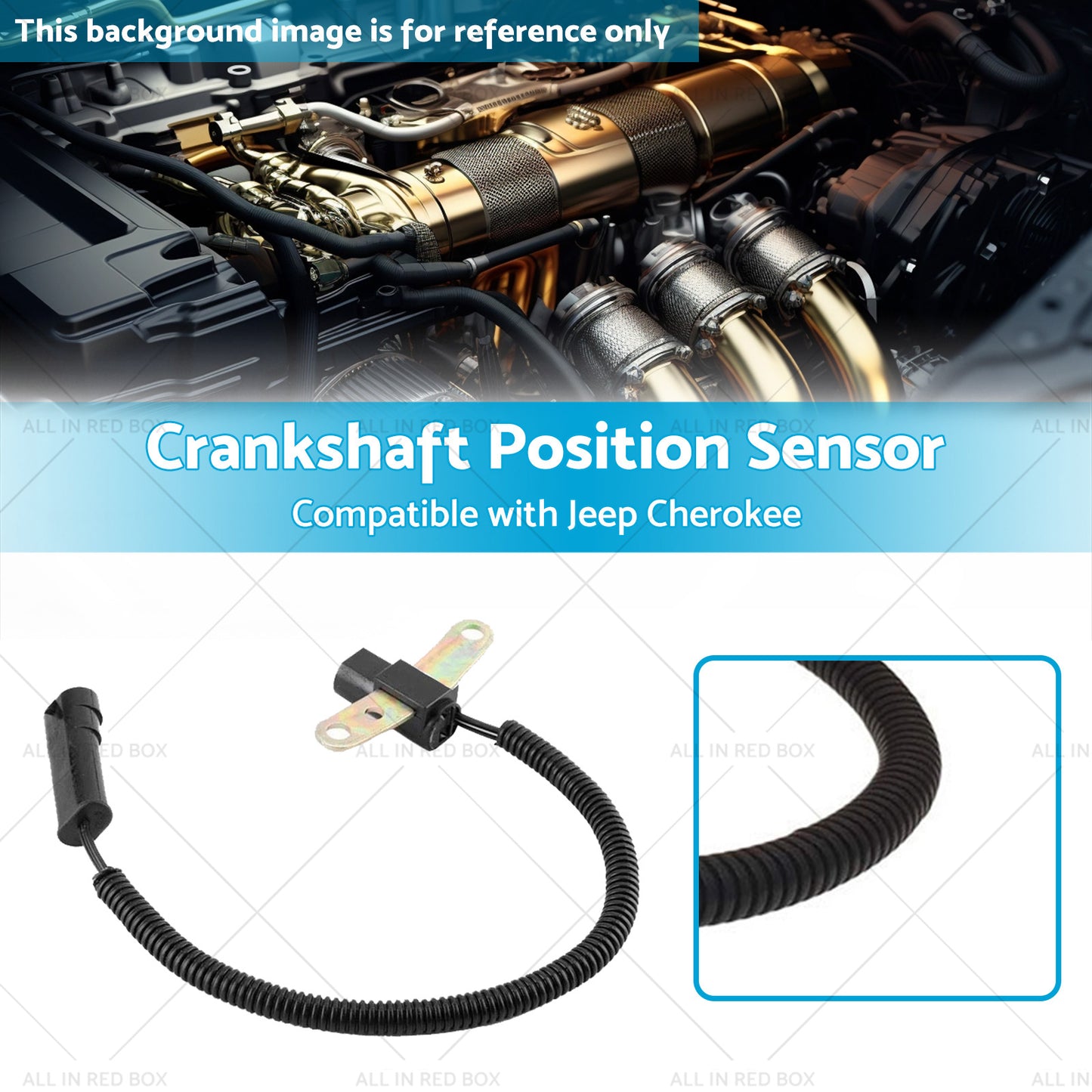 Crankshaft Position Sensor Suitable for Jeep Cherokee Dodge Caravan 2. 5L 93-96