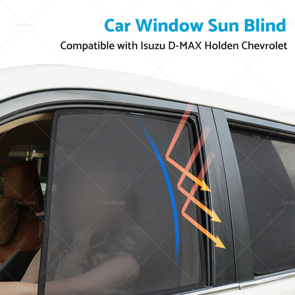 2PCS Front Car Window Magnetic Sun Shade Suitable for Holden Colorado 2012-2020