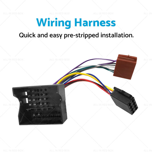 Car Stereo Harness ISO Adapter Plug Lead Loom Wiring Connector Suitable For Ford