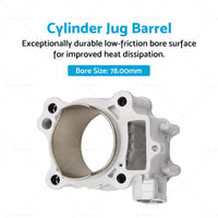 78mm Cylinder Jug Barrel Suitable For Honda 04-09 CRF 250 R 04-17 CRF 250 X