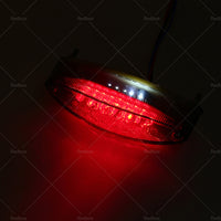 Universal Mororcycle 28 LED Brake Stop Tail Light License Number Plate Rear Lamp