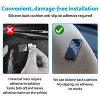 Non-Slip Dash Mat Microfiber Leather Suitable For Toyota Prado 250 Series w/HUD