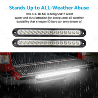 2x15 LED Tailer Stop Reverse Light Bar Suitable For Truck Boat Caravan Tail Lamp