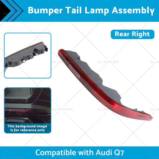 Right Rear Bumper Tail Light Lamp Assembly 4M0945096 Suitable For Audi Q7 16-23