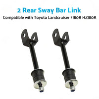 2 Rear Sway Bar LinkBush Kit Suitable for 92-19 Toyota Landcruiser FJ80R HZJ80R