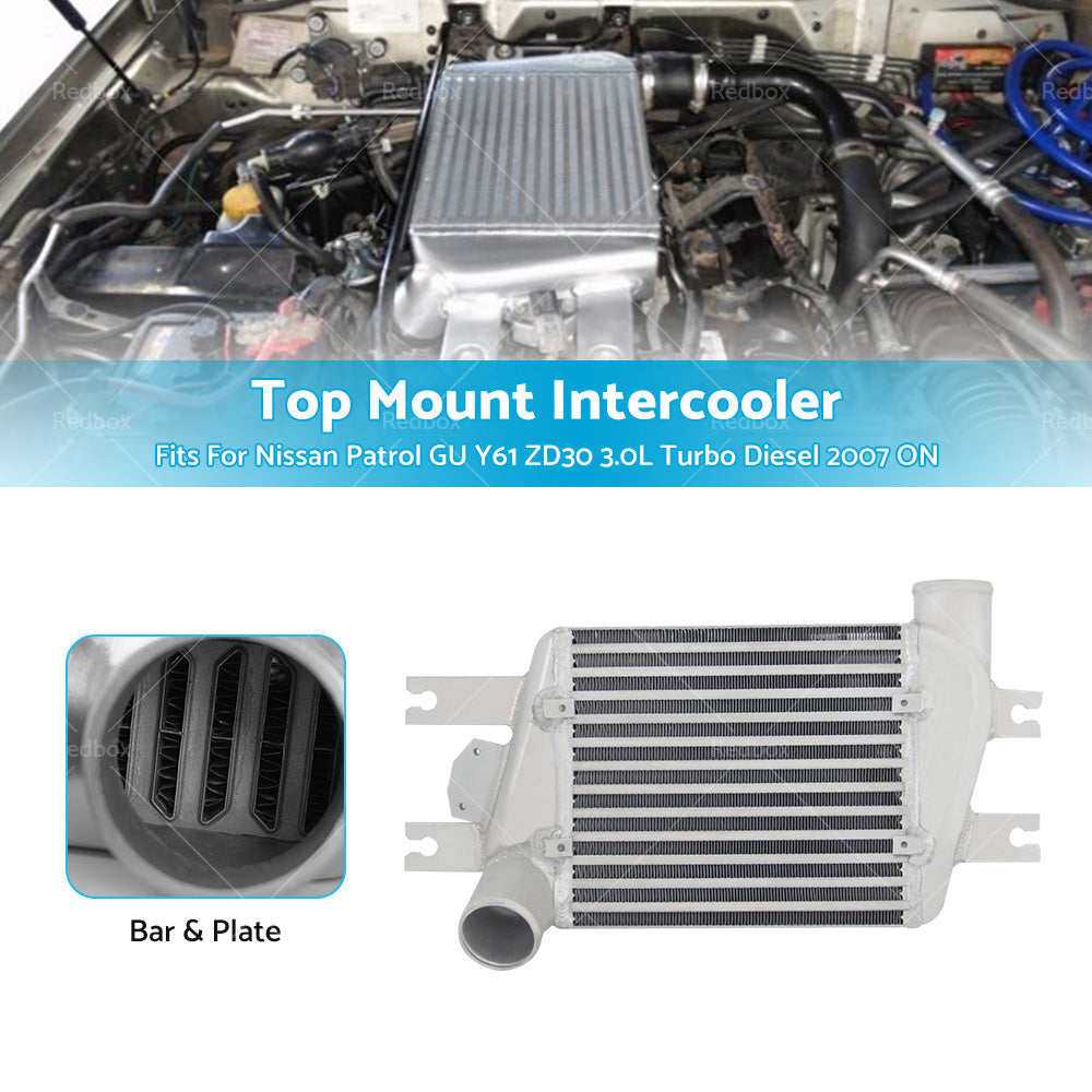 Upgrade Intercooler fits Nissan Patrol GU Y61 ZD30 3. 0L Turbo Diesel 2007 ON