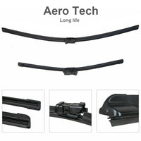 For Ford Fiesta 08-On Aero Flat Windscreen Wiper Blades 26 inch   15 inch  1 Pair